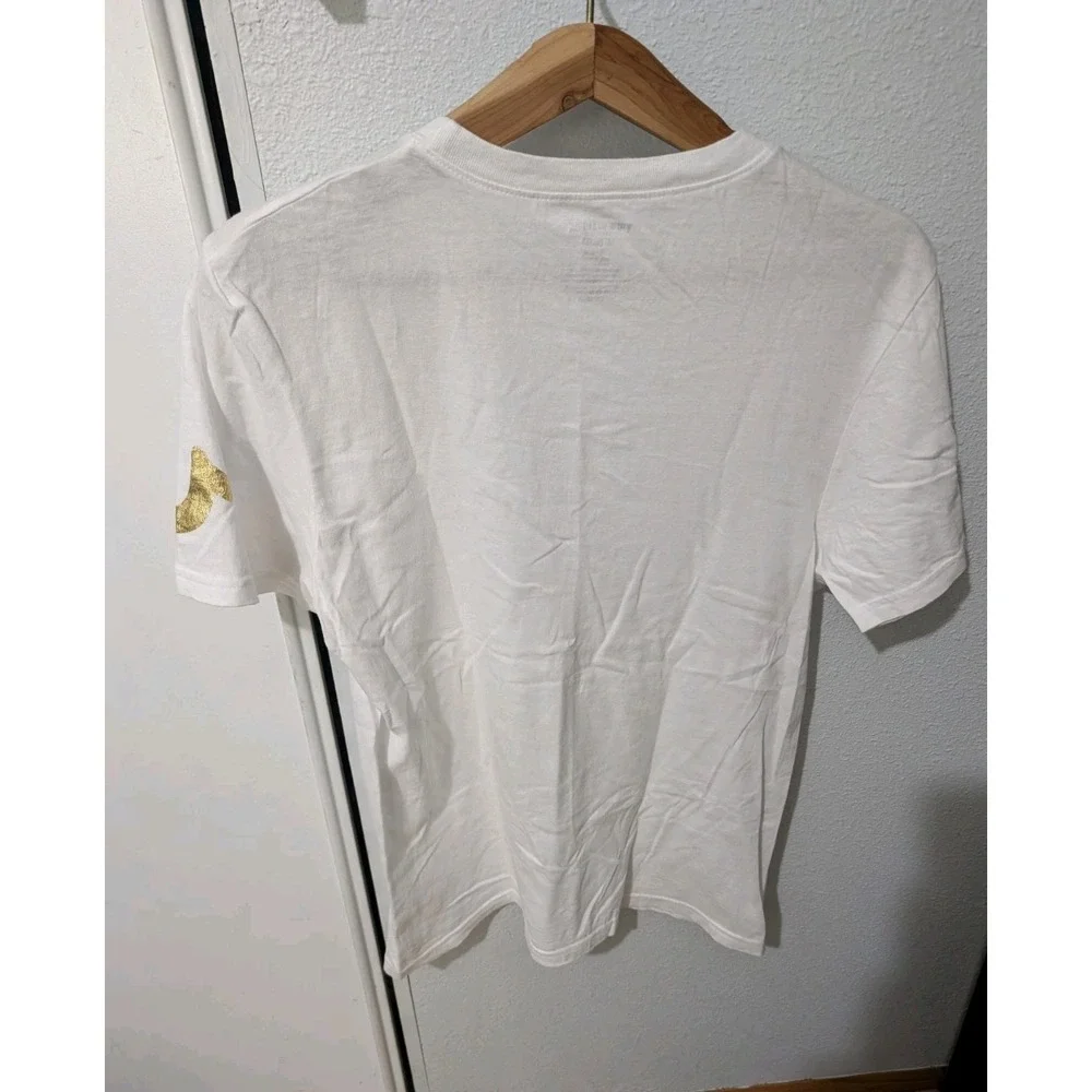 True Religion T Shirt Adult Medium M‎ White Short Sleeve Crew Neck Mens